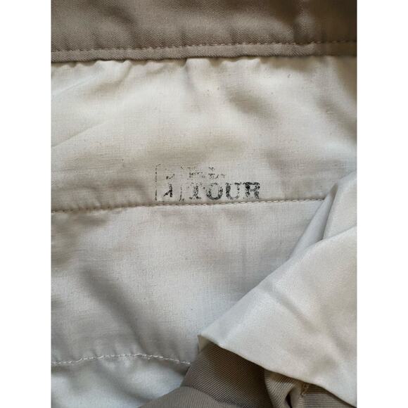 Pro Tour Men’s cargo Beige Golf Shorts 100% Polyester Flat Front Size 36 Waist - Picture 6 of 6